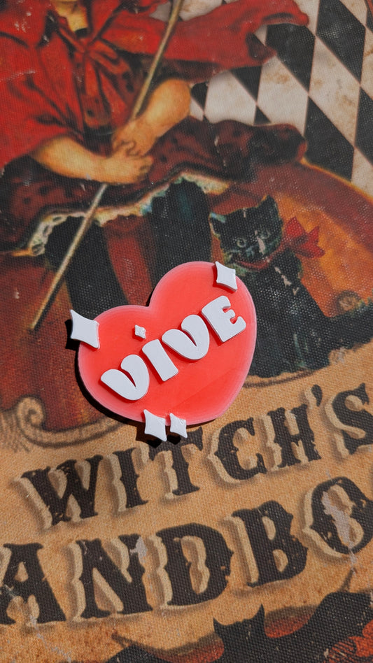 Vive- 3D Printed pin for Charity