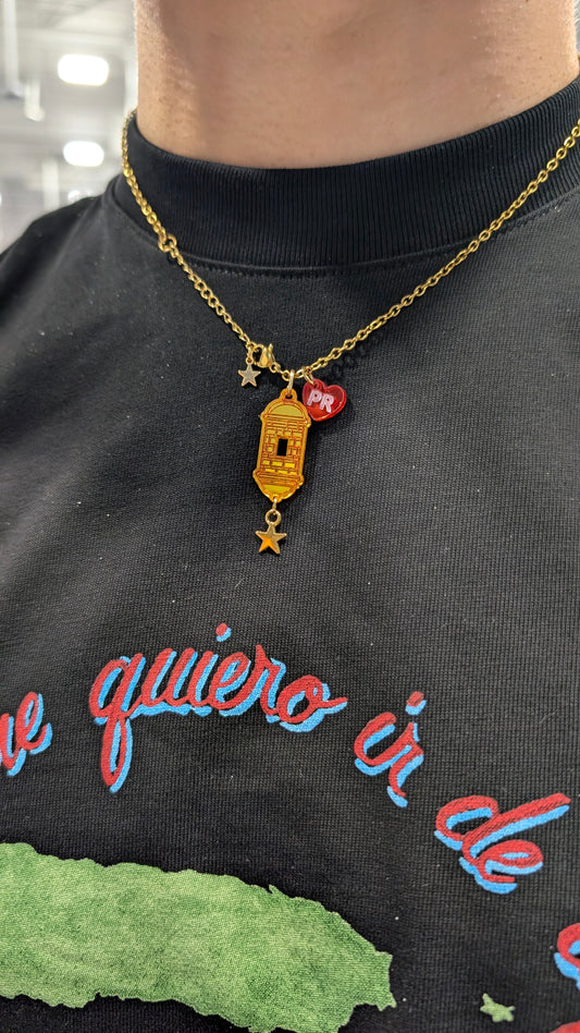 Puerto Rico Garita Necklace/ Collar - Jewelry Boricua
